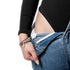 Body donna con maniche e spalle scoperte